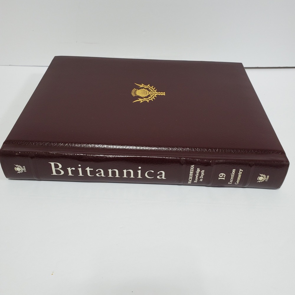 Britannica Encyclopedia Volume 19‎ Excretion Geometry Hardcover Book